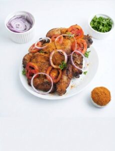 Chicken suya grilled bbq